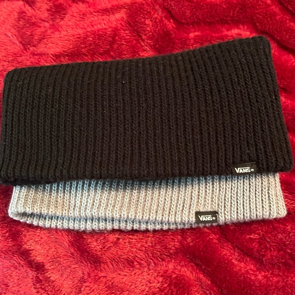(2) Vans Knit Caps
